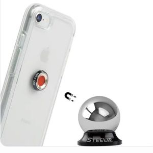Steelie magnet phone/car mount